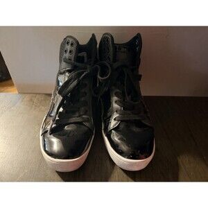 Black High top Girls Size 7m Shoes